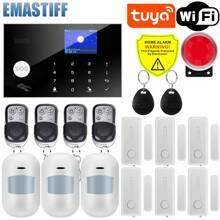 EMASTIFF Hệ thống báo động có dây không dây cho nhà thông minh chống trộm an ninh 433MHz WiFi GSM báo động không dây Tuya Smart House điều khiển ứng dụng - màu đen - Xem 20