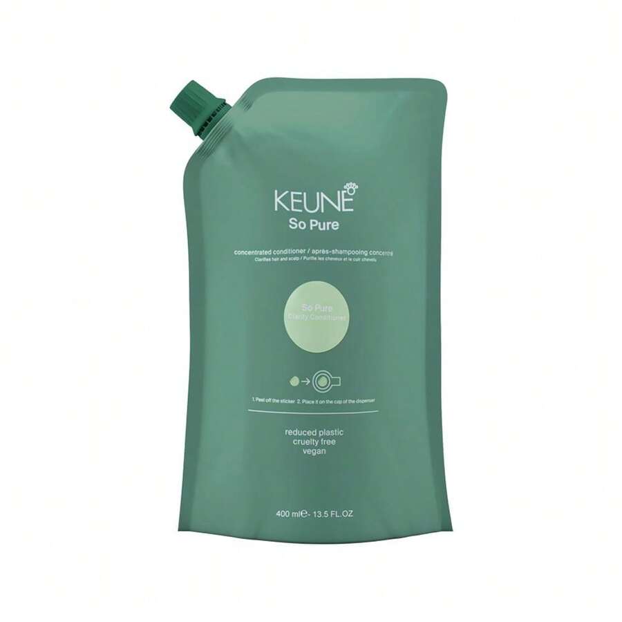 Keune So Pure Clarify Conditioner Refill 400ml - Trong sáng - Xem 1