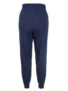 女式纯色抽绳多口袋手术服裤子 - 藍色 - 查看 3