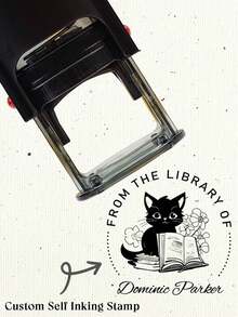 来自图书馆 | 藏书票 | 山书印章 | 本书属于个性化图书馆印章 | 自定义图书馆印章 | 书籍印章 - 黑色 - 查看 2