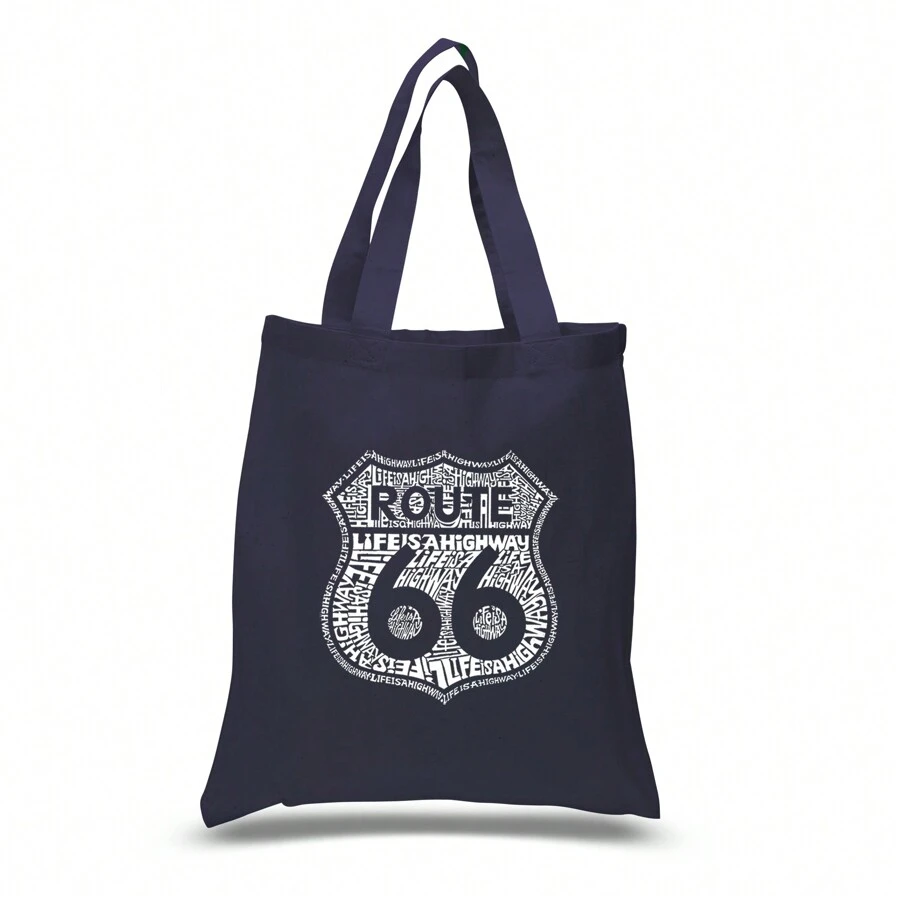Small Word Art Tote Bag Route 66 Life Is A Highway Mode en ligne