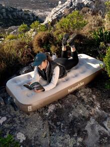 Naturehike 晨静C20单人PVC充气床垫适用于户外露营、沙滩、室内办公室、多场景使用 - 彩色 - 查看 2
