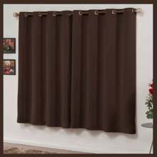 Cortina oxford liso quarto sala 2,40 x1,35m