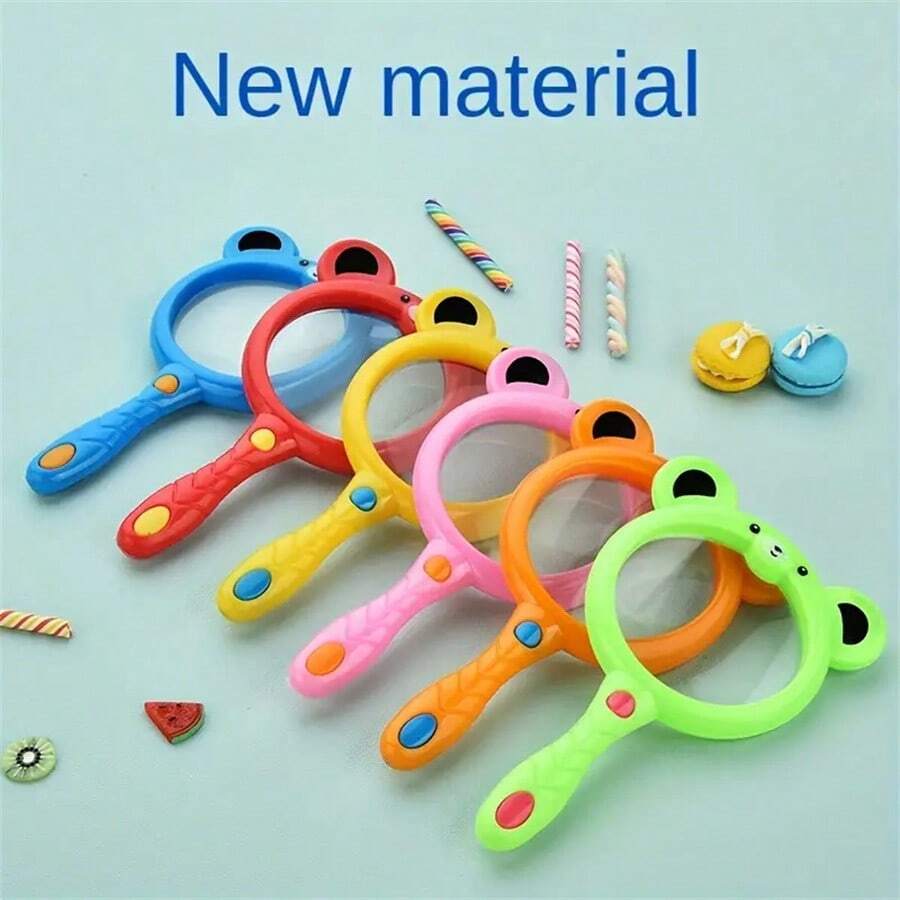 6pcs Portable Magnifying Glass, School Science Experiment Tool For