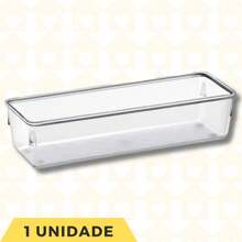 1 Large Rectangular Stackable Sturdy Multipurpose Organizer - Trong sáng - Xem 1