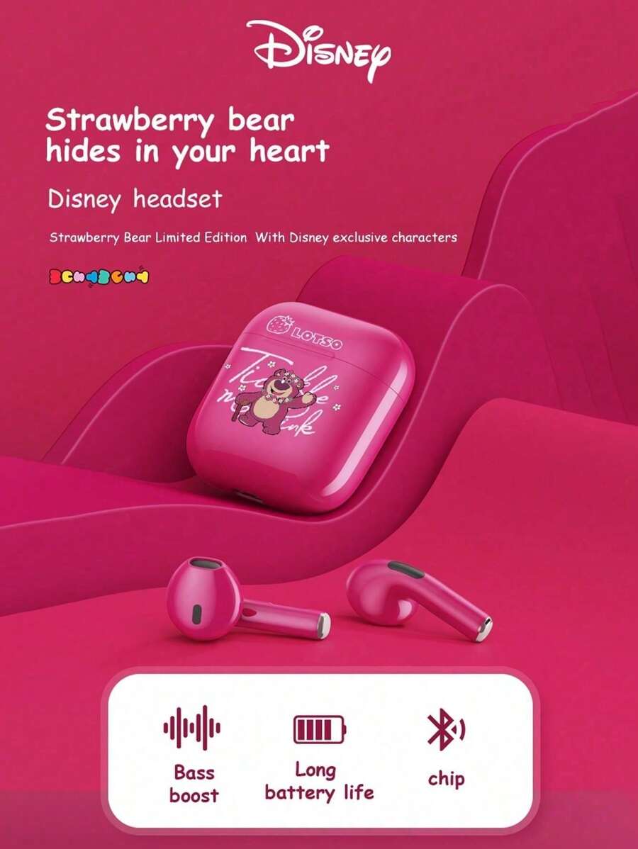 Disney LF918 Stitch Bluetooth Wireless Headphones, Passive Noise