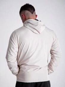 Type One Men's LINED Waterproof Windbreaker Jacket - Beige - View 4