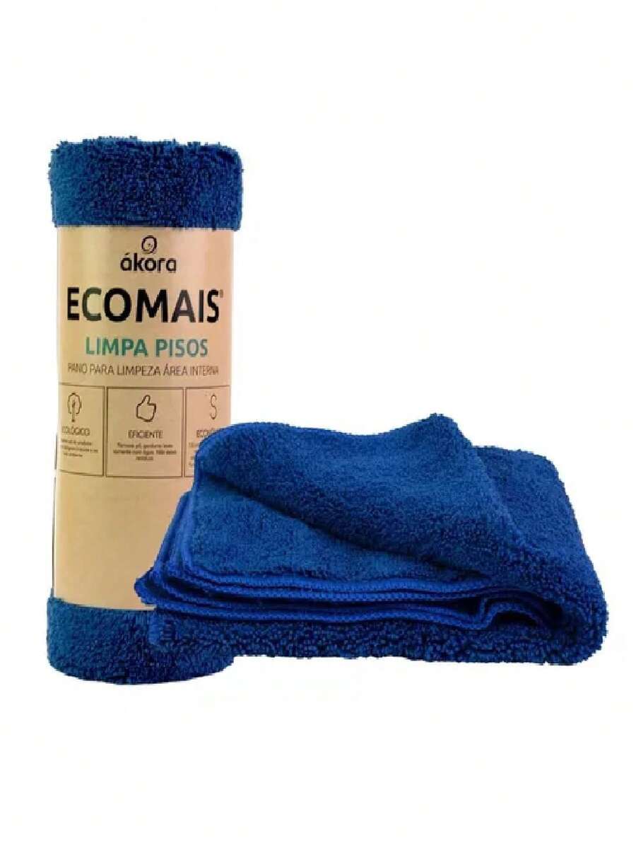 Floor And Indoor Area Cleaner - Large Floor Cloth 80x50cm - Ecomais Àkora - 綠色或藍色 - 查看 1