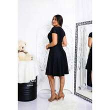 VESTIDO PRINCESA MODA FEMININA EVANGELICA MODESTA CONGRESSO BARATO PRETO