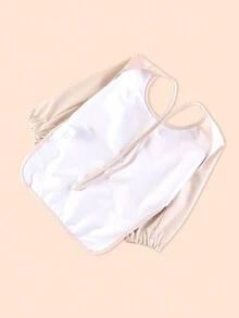 Baby Long Sleeve PU Reverse Bib, Waterproof Eating Smock For Children - Multicolor - View 10