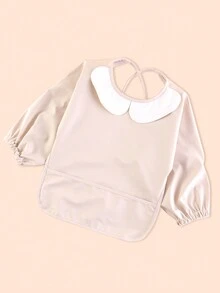 Baby Long Sleeve PU Reverse Bib, Waterproof Eating Smock For Children - Multicolor - View 6