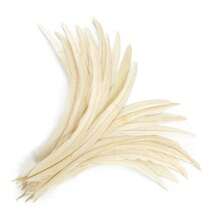 20 piezas Plumas de gallo artificiales de 25-45 cm para accesorios de decoración del hogar, ropa de boda DIY y complementos para el cabello