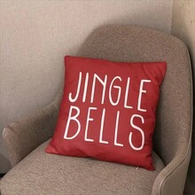 1 vỏ gối nhung mềm in họa tiết ông già Noel 45x45cm hai mặt, không có ruột - Dùng để trang trí tiệc, phòng ngủ, phòng khách, ghế sofa, ô tô - Nhiều màu - Xem 7