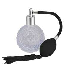 Vintage Perfume Spray Bottle 100ml Pink Vintage Refillable Perfume Bottle With Long Tassel