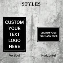 Customize Vertical Version Metal Sign, Any Color, Any Image, Any Text,Personalized Outdoor Sign Custom Sign With Text Logo Multiple Colors Aluminum Signs Your Own Sign,Home Decoration, Signs, Christmas And S,Custom Sign,Custom Metal Sign,Custom Toy