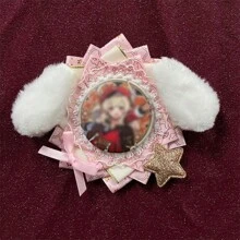 Originale e carino portabadge a forma di cane - adatto per badge da 58-65mm, ideale per tornare a scuola