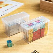 1 hộp đựng thực phẩm trong suốt, hộp bảo quản phô mai, hành tây, gừng, tỏi và trái cây, tủ lạnh chuyên dụng, nắp lật, ngăn đựng bơ - 1 hộp bao bì khối phô mai - Xem 3