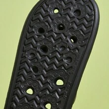 Dép đi trong nhà mùa hè, dép đi trong nhà chống rò rỉ, dép đi trong nhà tắm - màu đen - Xem 5