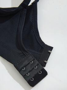 Juego de 3 brasieres cómodos y ventilados inalámbricos, con copa suave y sólida, ropa interior para mujer