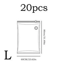 20pcs/1pc Transparent Vacuum Storage Bags, Travel Compression Bags, Holiday Clothes Vacuum Bags, Stackable Vacuum Compressed Bags Decor, Room Decor, Decorations, Decorations, Decor, Storage, Organizer Dress Pants Shoes Jeans Boots Skirtbedroom,Organizer,Organiser,Home Storage,White T Shirt Women,Black Pants Women,Ladies Winter Clothes,Dress,Winter Clothes For Ladies,Elegant Woman Dresses,White Shirt For Ladies,Long Sleeve,White Jumpsuit For Women,Spring Dresses For Women,Spring Outfits For Women,Spring,Spring Clothes,Minimalist,Summer Tops - Multicolor - View 21