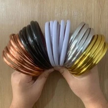 3M/Roll PVC Self-Adhesive Decorative Strip With Metallic Texture, Wall/Door/Furniture Edging, Protective Trims, Dirt-Proof Crack Covers