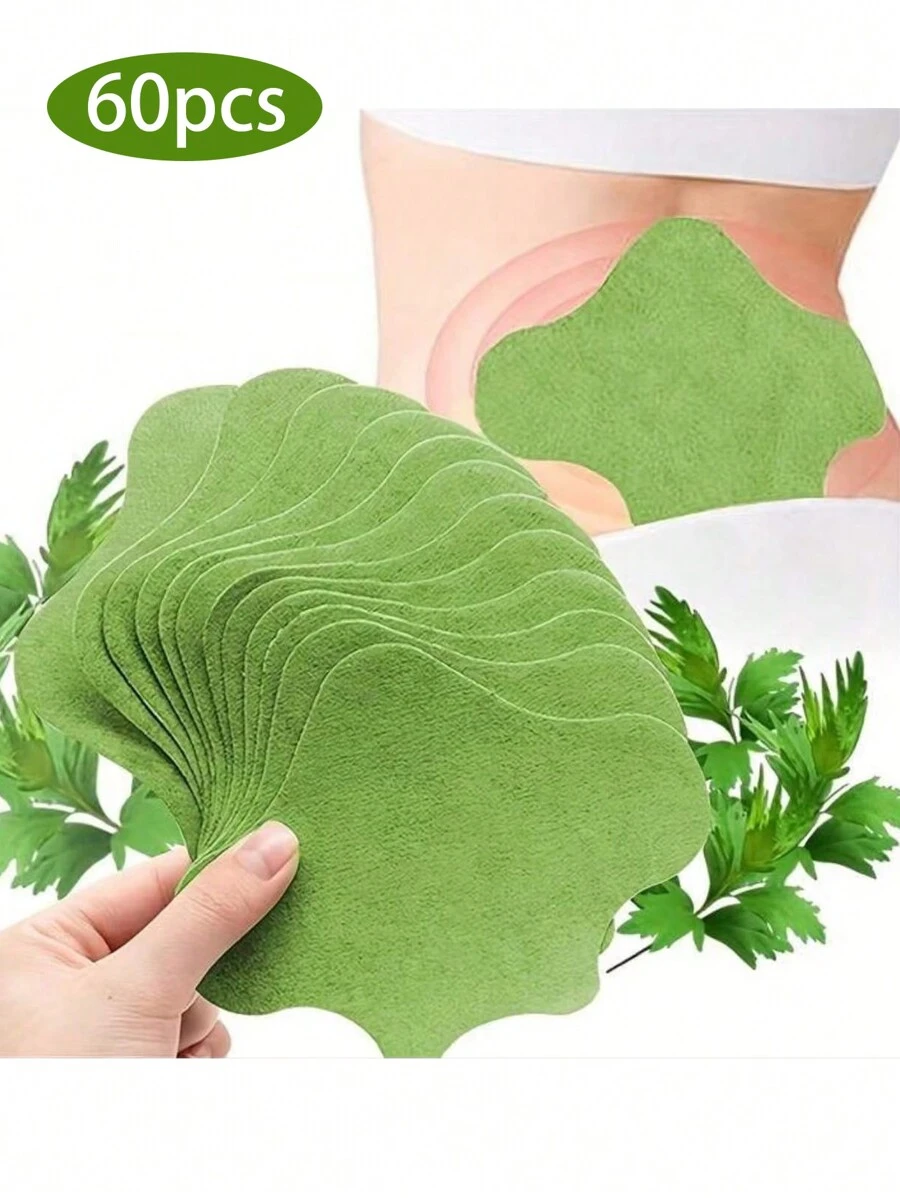 120 片艾蒿提取物贴片，温和无刺激日常护理贴片，缓解身体、背部、腹部、颈部、膝盖不适，缓解疲劳，腿部和膝关节，中医保健 - 彩色 - 查看 1