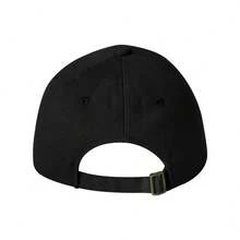 Sportsman Heavy Brushed Twill Unstructured Cap - 100% Cotton - (SA508) - Black - View 2