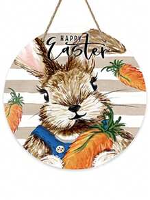 lễ Phục sinh Gỗ Tấm ván Treo Dấu hiệu Với Thỏ & Chào mừng Message , Bán sỉ , Ngày lễ Đồ trang trí , Bối cảnh Treo tranh , Bằng gỗ Thủ công - Nhiều màu-01 - Xem 9