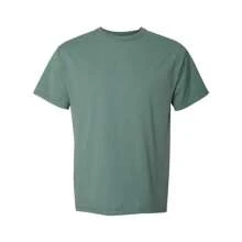 ComfortWash By Hanes Garment-Dyed T-Shirt - 100% Cotton - (SA6255) - Green - View 1
