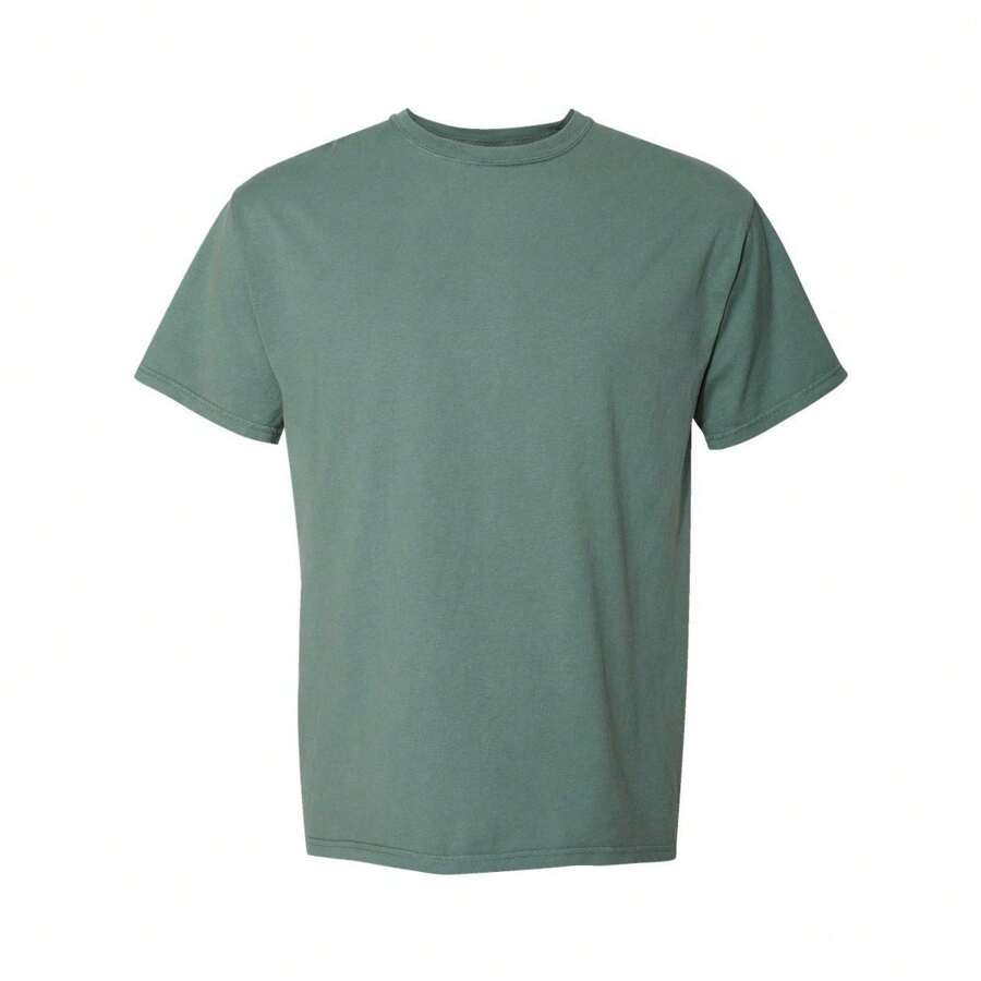 ComfortWash By Hanes Garment-Dyed T-Shirt - 100% Cotton - (SA6255) - Green - View 1