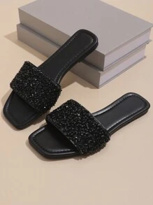 Women's Fashionable Sequin Sandals For Daily Wear