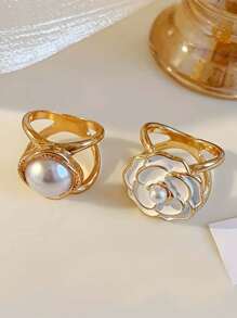 4 CHIẾC Khăn lụa vàng thường ngày cho nữ có khóa cài Khăn có khóa cố định Khóa góc Bộ phụ kiện Trâm cài áo cho nữ - màu đặc - Xem 4