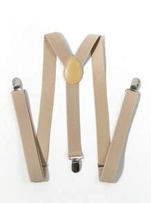 1入組中性水滴裝飾極簡風格背帶適用於日常 - 米色 - 查看 2