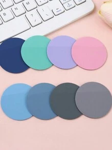 8 piezas de notas adhesivas transparentes con formas de triángulo, esquinas redondas y cuadradas, con 160 piezas de pegatinas de índice de colores, resistentes al agua, para marcar la lectura de estudiantes, útiles escolares, vuelta al colegio - Multicolor - Ver 15