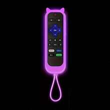 Silicone Glow In The Dark Remote Control Protective Cover, Prevents Remote From Falling And Damage. Glows In The Dark To Help Find Normally Hard To Locate Remote Control - Multicolor - View 1