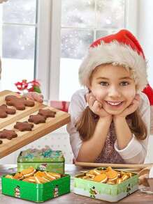 1 hộp quà Giáng sinh bằng thiếc có cửa sổ, hộp đựng bánh quy bằng kim loại, bao bì bánh mousse, hộp thiếc vuông nhỏ để trang trí quà tặng Giáng sinh, đồ lưu trữ trong bếp, đồ sắp xếp nhà bếp, đồ sắp xếp nhà bếp, đồ lưu trữ, nhà bếp, đồ lưu trữ, đồ sắp xếp, đồ sắp xếp, đồ sắp xếp, ngăn kéo, du lịch, đồ dùng nhà bếp, đồ dùng nhà bếp, dụng cụ nhà bếp, đồ dùng nhà bếp. - Nhiều màu - Xem 8