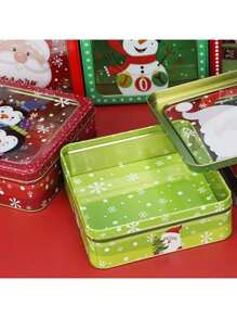 1 hộp quà Giáng sinh bằng thiếc có cửa sổ, hộp đựng bánh quy bằng kim loại, bao bì bánh mousse, hộp thiếc vuông nhỏ để trang trí quà tặng Giáng sinh, đồ lưu trữ trong bếp, đồ sắp xếp nhà bếp, đồ sắp xếp nhà bếp, đồ lưu trữ, nhà bếp, đồ lưu trữ, đồ sắp xếp, đồ sắp xếp, đồ sắp xếp, ngăn kéo, du lịch, đồ dùng nhà bếp, đồ dùng nhà bếp, dụng cụ nhà bếp, đồ dùng nhà bếp. - Nhiều màu - Xem 7