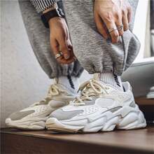 Men's Casual Sports Sneakers For Fall & Winter, Lightweight Anti-Slip Durable Black Elevator Shoes