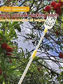 1pc Fruit Picker Basket Head, Convenient Fruit Picker Catcher, Apple Peach Picking, Farm Garden Picking Device, Garden Tools