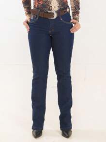 Women's Country Jeans - Teal Blue - View 6