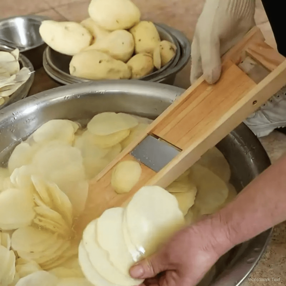 1pc Potato Slicer, Vegetable Mincer, Potato Cutting Machine, SLotus Root Slicer, Multi-Functional Cucumber Slicer, Vegetable Cutter, Kitchen Appliances, Kitchen Tools