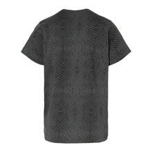 青少年男孩 LAT 精致平纹针织 T 恤（黑色爬行动物） - 黑色 - 查看 2