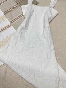 Modal Midi Dress - 白色 - 查看 2