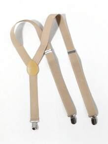 1入組中性水滴裝飾極簡風格背帶適用於日常 - 米色 - 查看 1