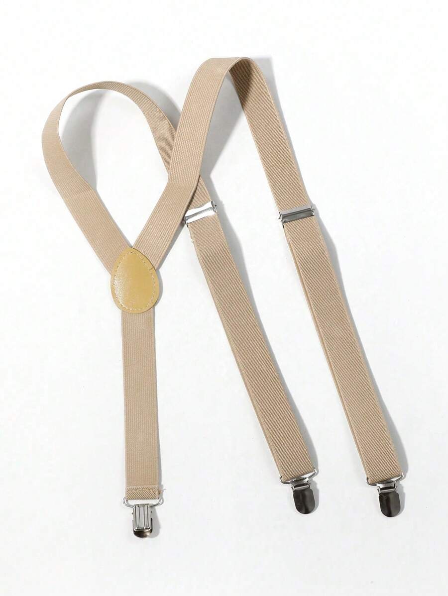 1入組中性水滴裝飾極簡風格背帶適用於日常 - 米色 - 查看 1