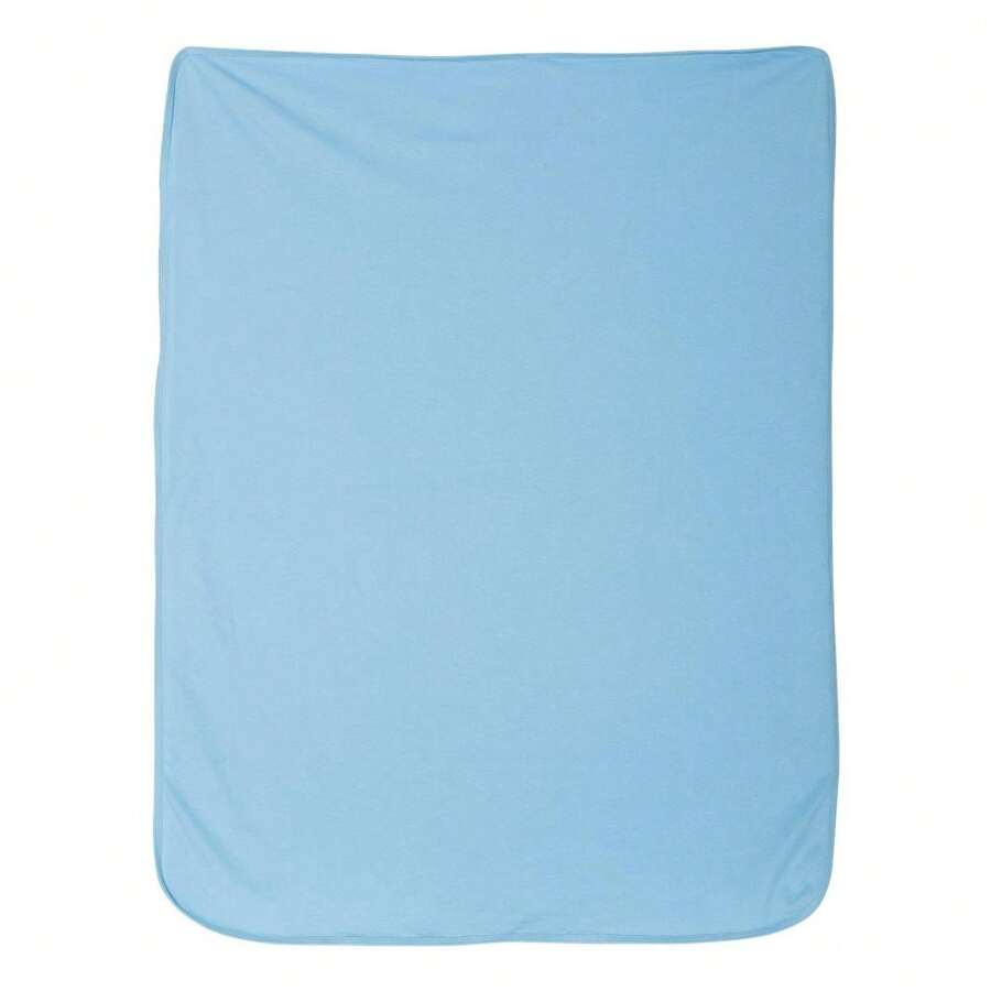 Premium Jersey Infant Blanket (Light Blue) SHEIN USA