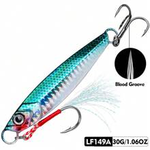 1 Stück Metall-Jig Köder 17g 21g 24g 30g 40g 60g künstlicher Hartköder Sinkende Weitwurffischen Jiggen Köder Löffel Spinner für Angeln