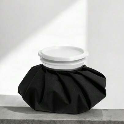 PromoClick Bolsa hermética de poliéster para hielo o agua caliente con tapa de plástico que se desenrosca