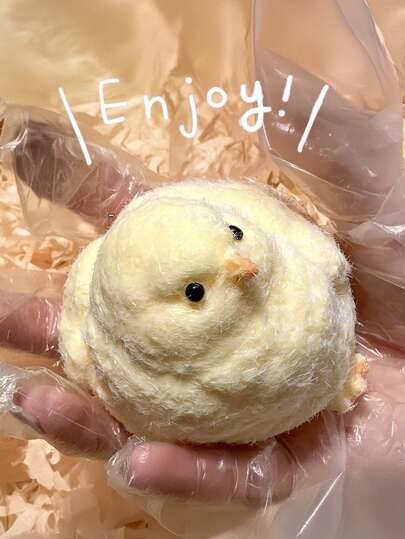 1/5/10 piezas Pollo de estrés con efecto reductor lindo: Juguetes apretables portátiles que son geniales para mantener en el escritorio y en el camino, relajantes sensoriales divertidos y juguetones|Regalo perfecto pequeño para recuerdos de fiestas, relleno de bolsas de regalo, premios de clase, regalos de Navidad, Halloween y cumpleaños, lo que lo convierte en un regalo ideal para días festivos.