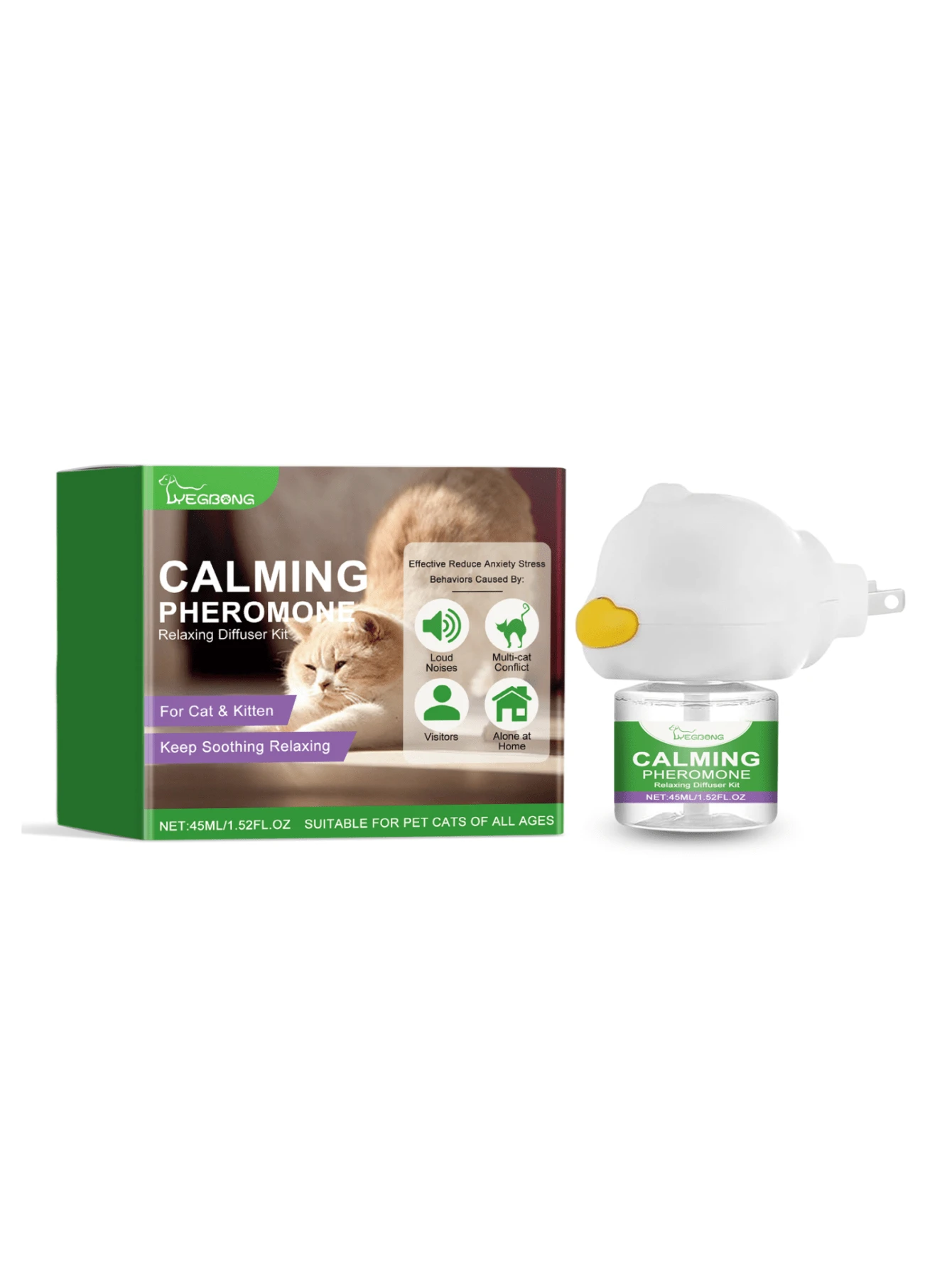 Picture of Cat Emotion Care Set, Helps Soothe Cats' Comfort, Calm Behavior, And ...